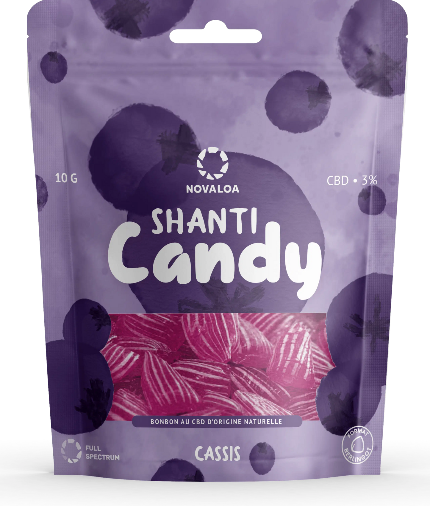 Bonbons CBD 3 % Cassis