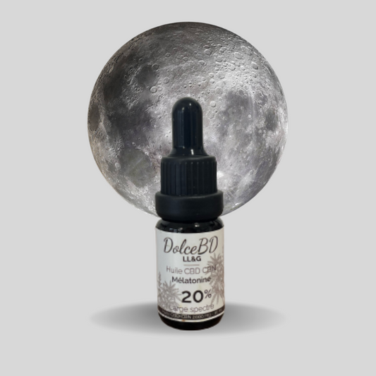 Huile Dolce BD 20% CBD/CBN – Mélatonine