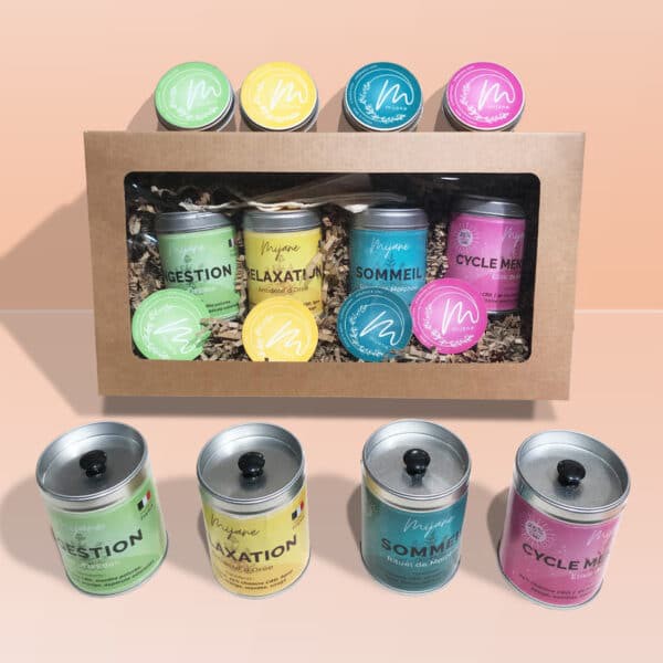 Coffret découverte 4 infusions 25% CBD